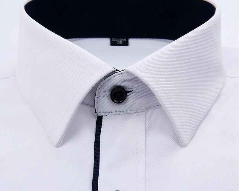 DAVYDAISY High Quality Men Shirt Long Sleeve Twill Solid Formal Business Shirt Brand Man Dress Shirts DS085