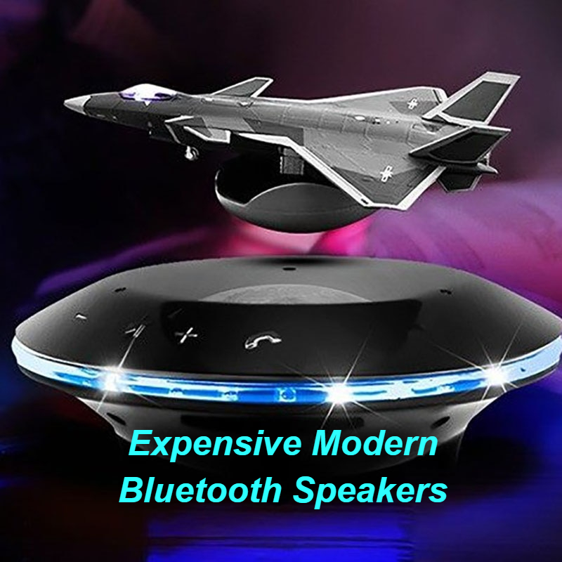 Expensive Modern Levitation Wireless LED Lights Bluetooth Speakers